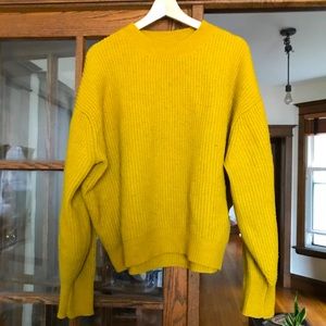 h&m fisherman knit sweater